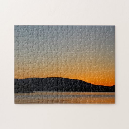 Puzzle Silhouette de montagne (Horizontal)
