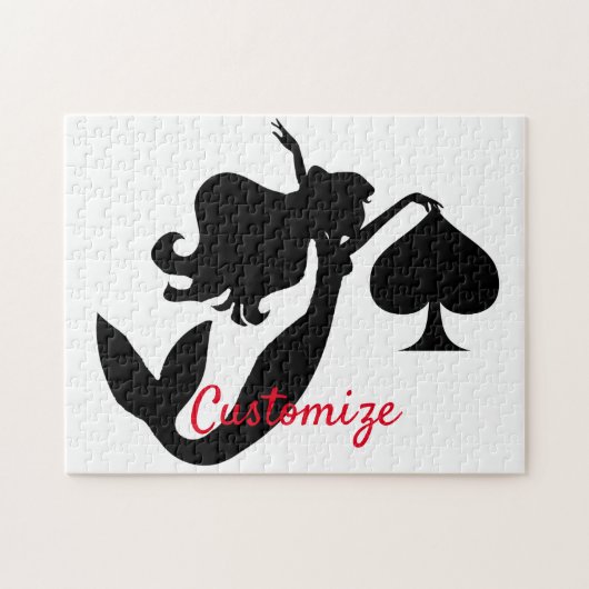 Puzzle Silhouette de sirène noire Thunder_Cove (Horizontal)