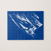 Puzzle Silhouette de skieur (Horizontal)