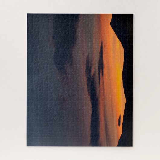 Puzzle Silhouette du coucher du soleil (Vertical)