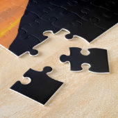 Puzzle Silhouette du coucher du soleil (Côté)