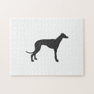 Puzzle Silhouette grecque italienne en noir