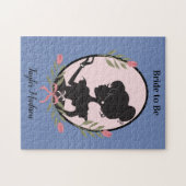 Puzzle Silhouette Lady Bride (Horizontal)