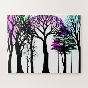 Puzzle Silhouette Noir et Blanc pour les enfants