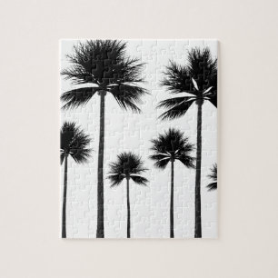 Puzzle Silhouette palmier