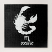 Puzzle Silhouette Scorpio (Vertical)