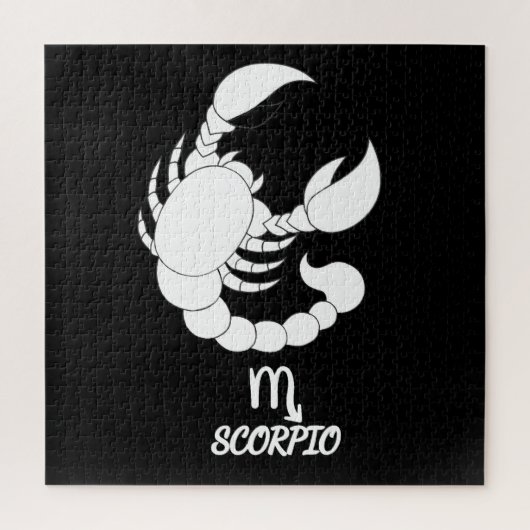 Puzzle Silhouette Scorpio (Vertical)