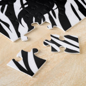 Puzzle Silhouette Unicorne Noire (Côté)