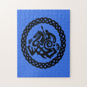 Puzzle Silhouettes d'Odin et de Sleipnir (Vertical)