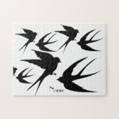 Puzzle Silhouettes d'oiseaux hirondelles Thunder_Cove (Horizontal)