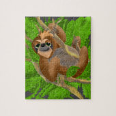 Puzzle Silly Sloth Relaxing In A Tree (Vertical)