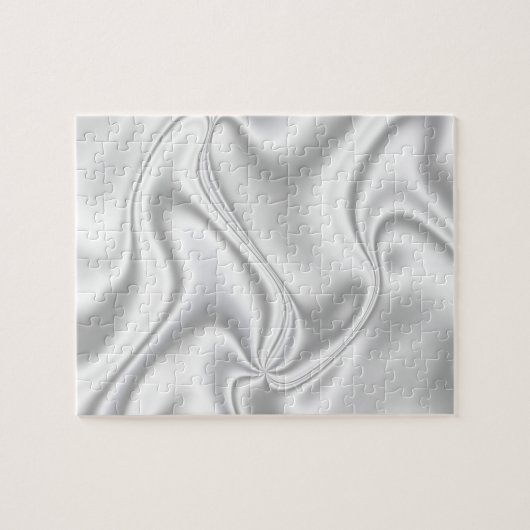 Puzzle Silver Satin (Horizontal)