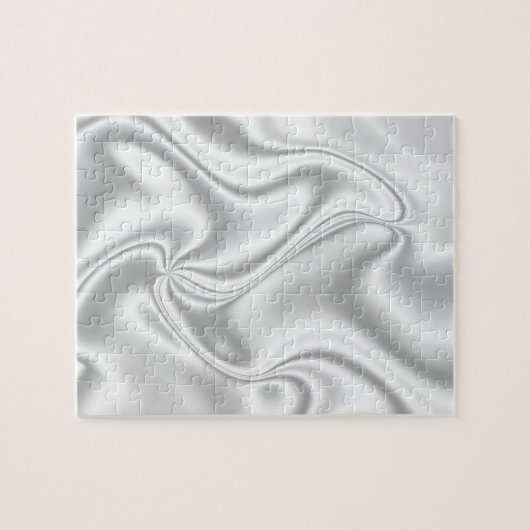 Puzzle Silver Satin (Horizontal)