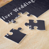 Puzzle Silver Wedding 25th Anniversary Photo Collage (Côté)