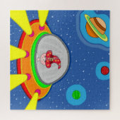 Puzzle Simon et son vaisseau spatial (Horizontal)
