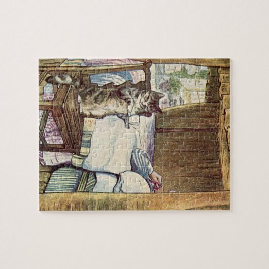 Puzzle Simpkin le chat sert du thé - Beatrix Potter (Horizontal)