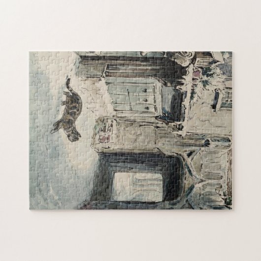 Puzzle Simpkin le chat sort (par Beatrix Potter) (Horizontal)