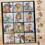 Puzzle Simple 12 Photo Collage Personnalisé Famille Amis<br><div class="desc">Débloquez la joie des souvenirs partagés avec notre chère collection de souvenirs 12-Photo Jigsaw Puzzle. Ce délicieux puzzle est parfait pour célébrer les moments spéciaux avec la famille, les amis, les animaux de compagnie et les grands-parents. Qu'il s'agisse d'une collection de vos clichés préférés d'un séjour en famille, d'une série...</div>