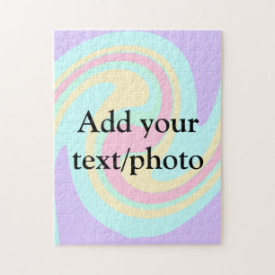 Puzzle Simple acrylique pour marbre ajouter votre nom de