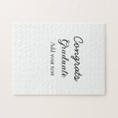 Puzzle Simple congratulation graduation add your (Horizontal)