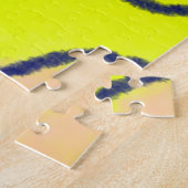 Puzzle Simple couleur solide ajouter le nom du texte mono (Côté)