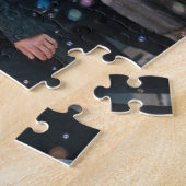 Puzzle Simple Elegant Script Mariage photo nouvellement m (Côté)