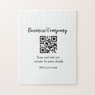 Puzzle Simple entreprise site web code-barres QR ajouter 