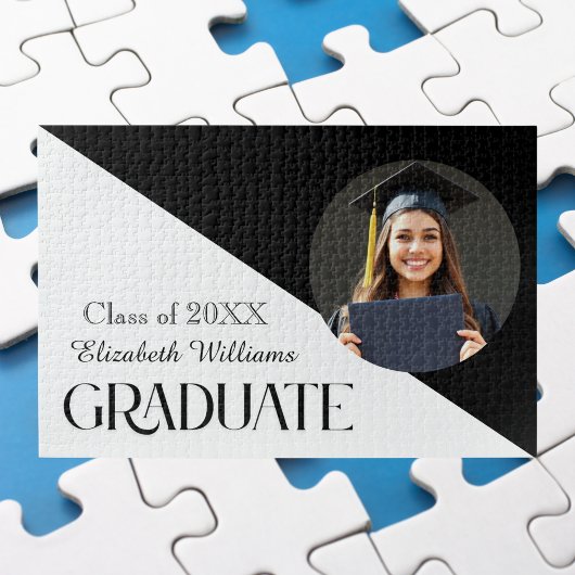 Puzzle Simple Graduation noir et blanc
