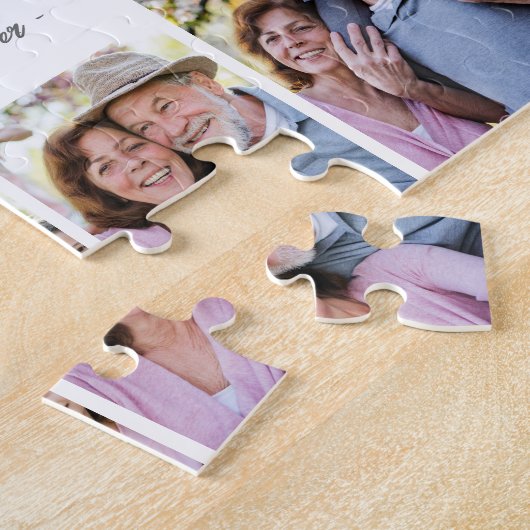 Puzzle Simple Grandpa Photo Collage (Côté)