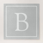 Puzzle Simple Light Grey monogram<br><div class="desc">Merci pour votre achat!</div>