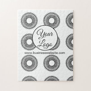 Puzzle simple minimal ajoutez votre logo/design mandala s