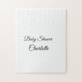 Puzzle SIMPLE MINIMAL.CUTIE AJOUTER NOM BÉBÉ Baby shower