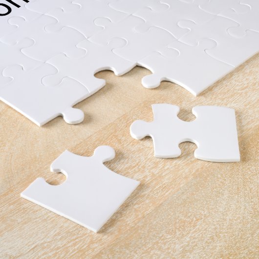 Puzzle simple minimum ajouter votre logo/conception perso (Côté)