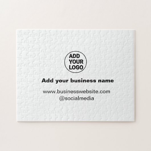 Puzzle simple minimum ajouter votre logo/conception perso (Horizontal)