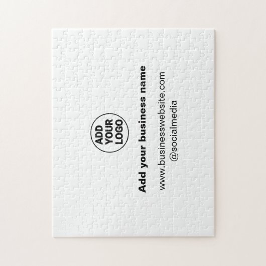 Puzzle simple minimum ajouter votre logo/conception perso (Vertical)