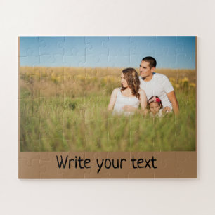 Puzzle simple minimum ajouter votre texte photo noël j