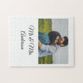 Puzzle Simple minimum m et mme add your name photo wedd (Horizontal)