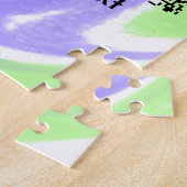 Puzzle Simple minimum q r code ajouter logo code d'analys (Côté)