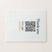 Puzzle Simple minimum q r code ajouter logo code d'analys (Horizontal)