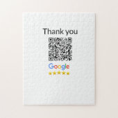 Puzzle Simple minimum q r code ajouter logo code d'analys (Vertical)