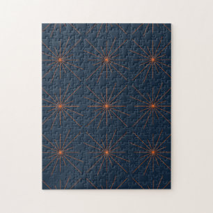 Puzzle Simple, moderne, cool, lumière tendance / étoile a