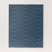 Puzzle Simple, moderne, cool, tendance courbe, lignes ond (Vertical)