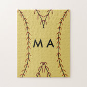 Puzzle Simple monogramme ajouter votre nom lettre man min (Vertical)