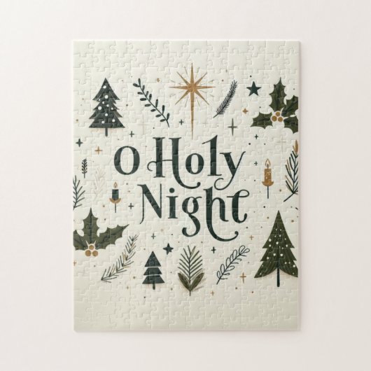 Puzzle Simple Noël O Holy Night (Vertical)