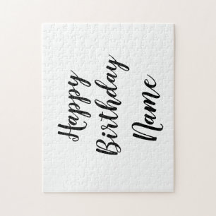 Puzzle simple petit heureux anniversaire ajouter votre ca