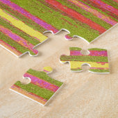 Puzzle simple pour enfants Rayures Fleurs (Côté)