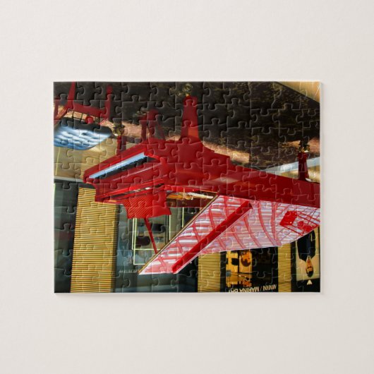 Puzzle Simple rouge : piano à queue (Horizontal)