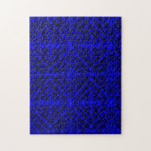Puzzle Simple Scribble | Carreaux miroir | Bleu | (Vertical)