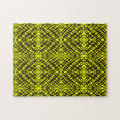 Puzzle Simple Scribble | Carreaux miroir | Jaune | (Horizontal)