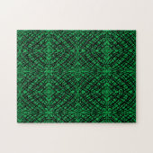 Puzzle Simple Scribble | Carreaux miroir | Vert | (Horizontal)